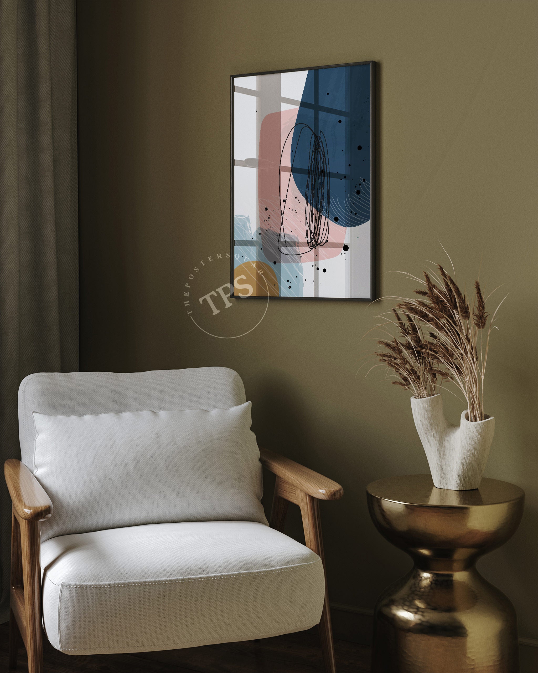 Minimalistic Abstract N2 The Poster Square