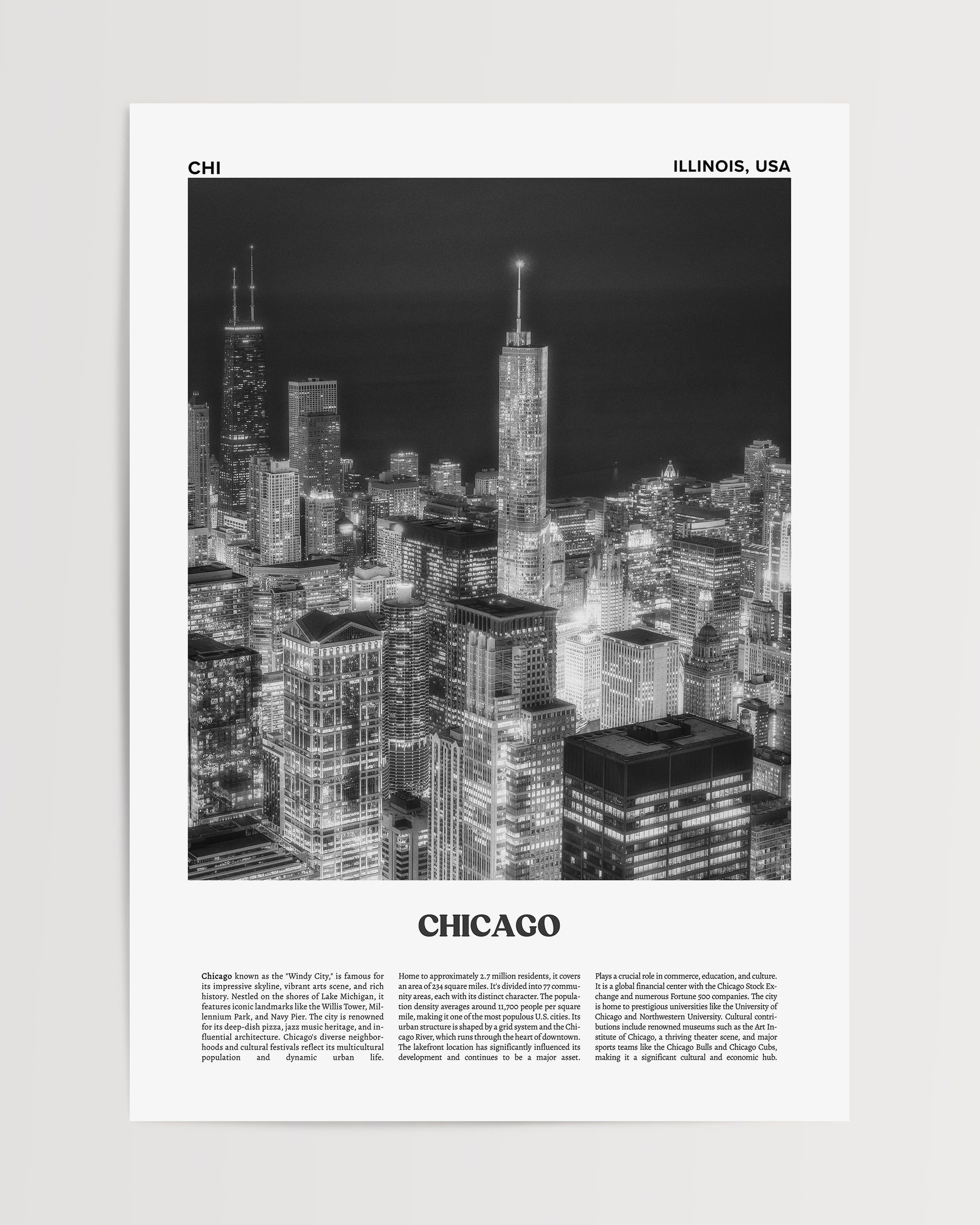 Chicago No.3-psoter-wall_art-decor-The Poster Square