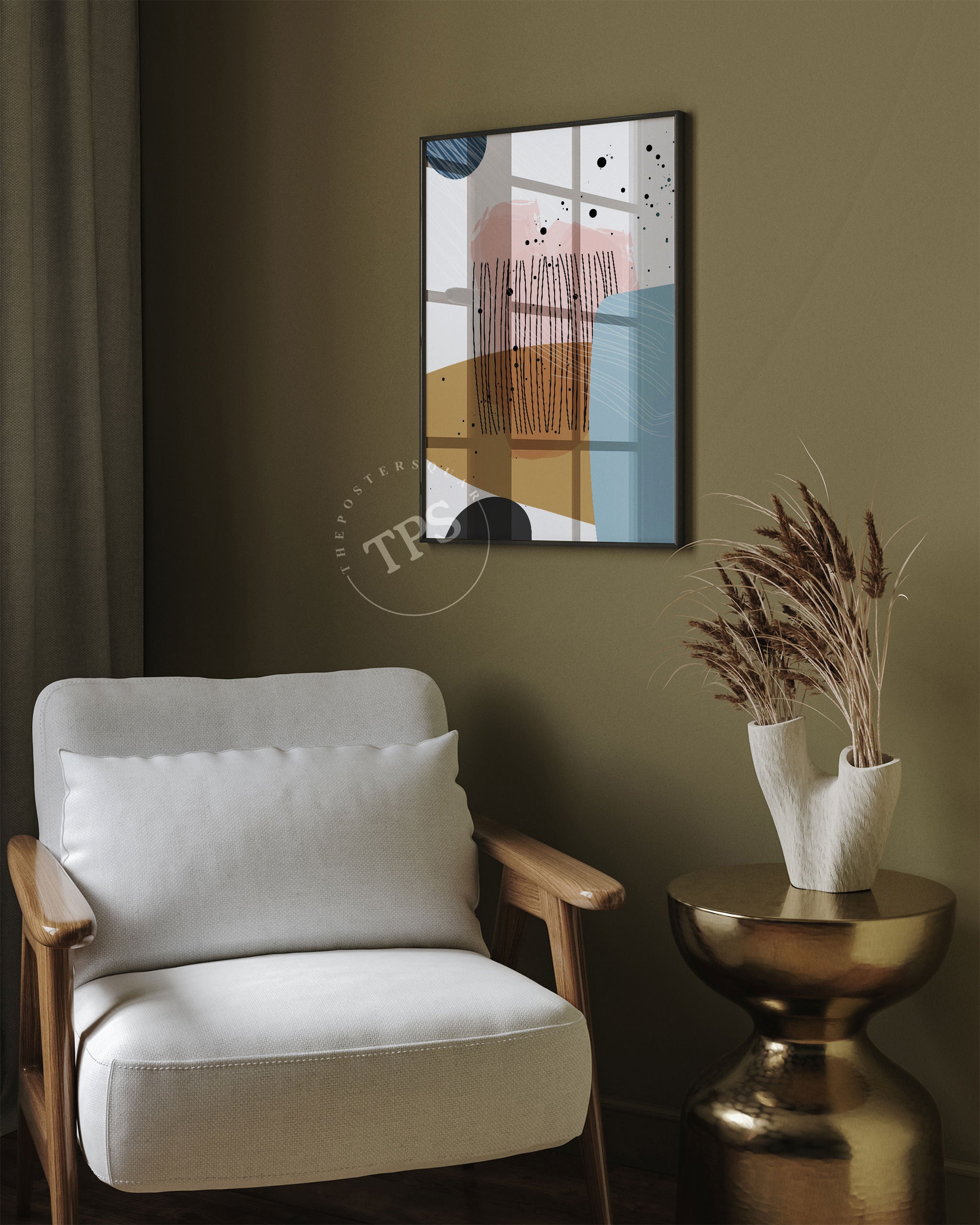 Minimalistic Abstract N3 The Poster Square