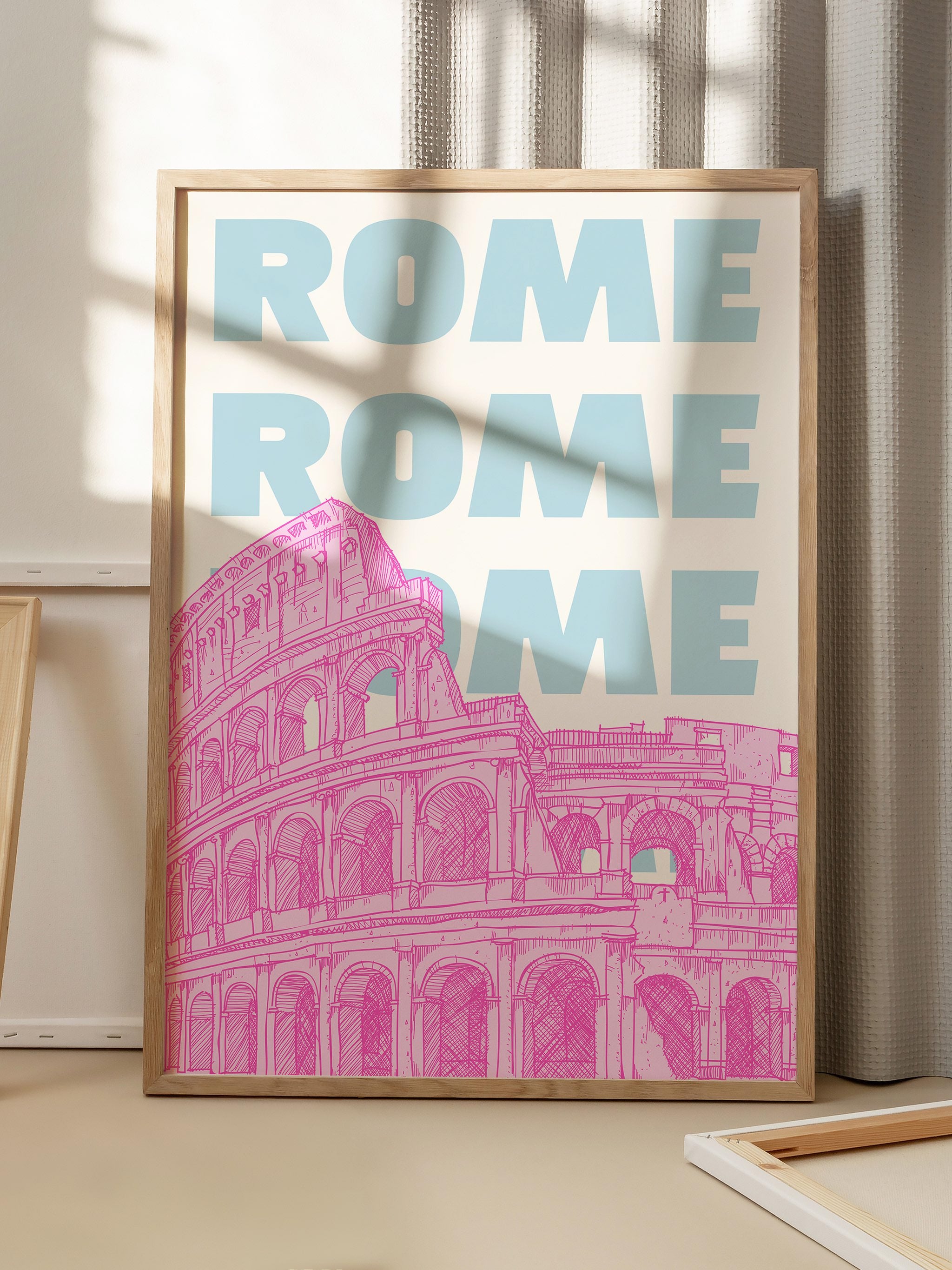 Rome Colosseum-psoter-wall_art-decor-The Poster Square
