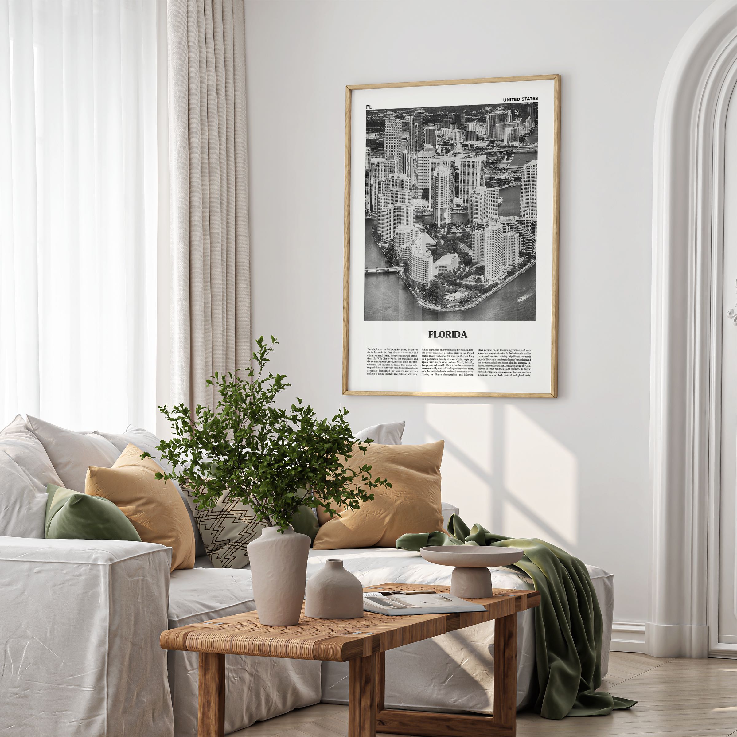 Florida No.2-psoter-wall_art-decor-The Poster Square