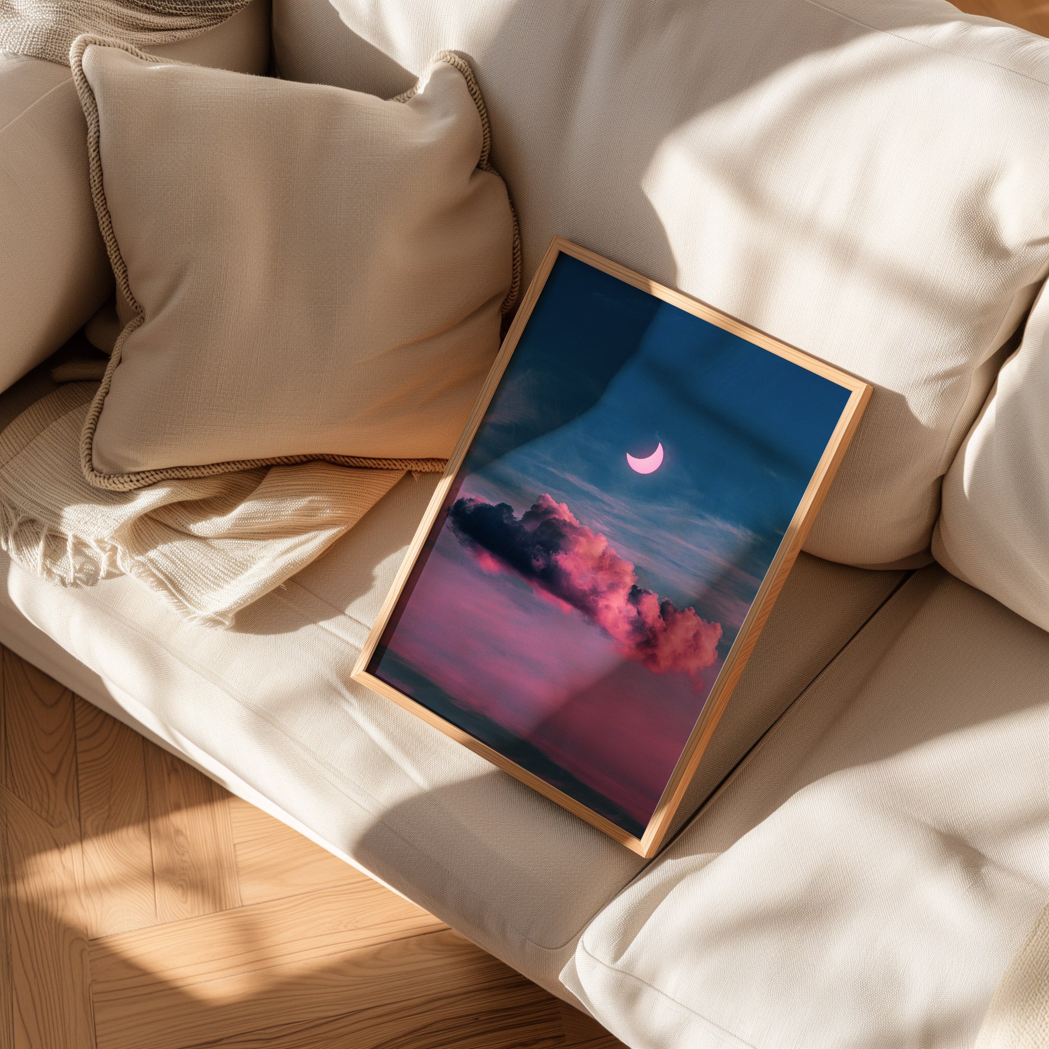 Dreamy Pink Horizons-psoter-wall_art-decor-The Poster Square