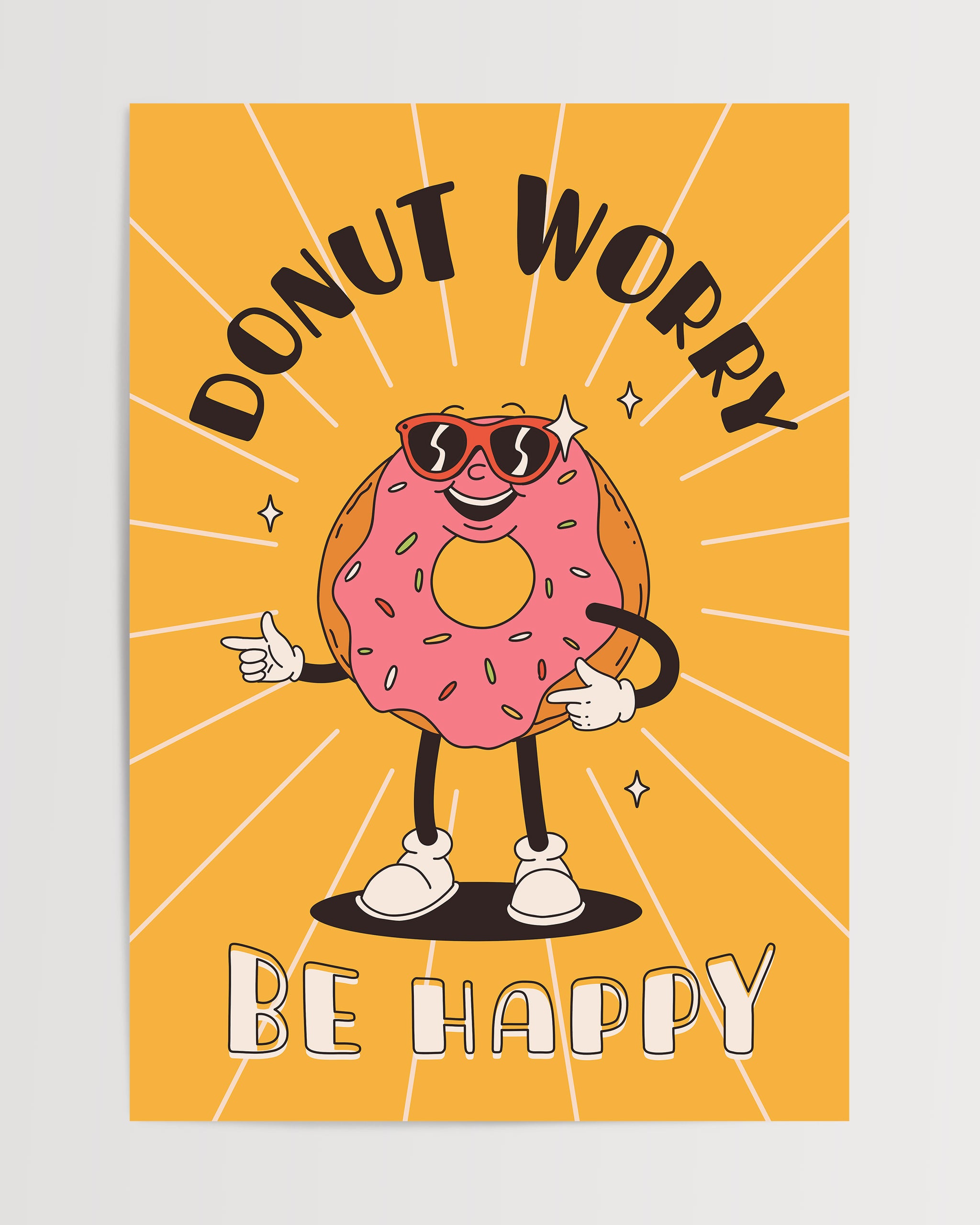 Donut Delight-psoter-wall_art-decor-The Poster Square