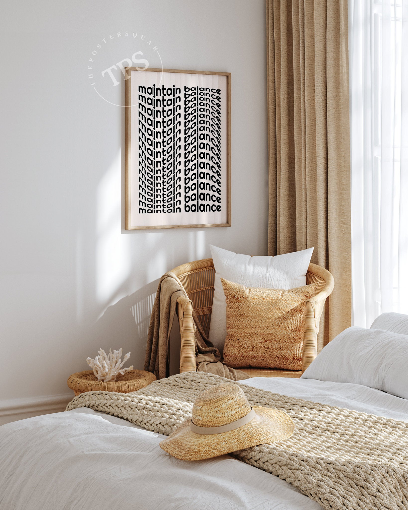 Maintain Balance The Poster Square