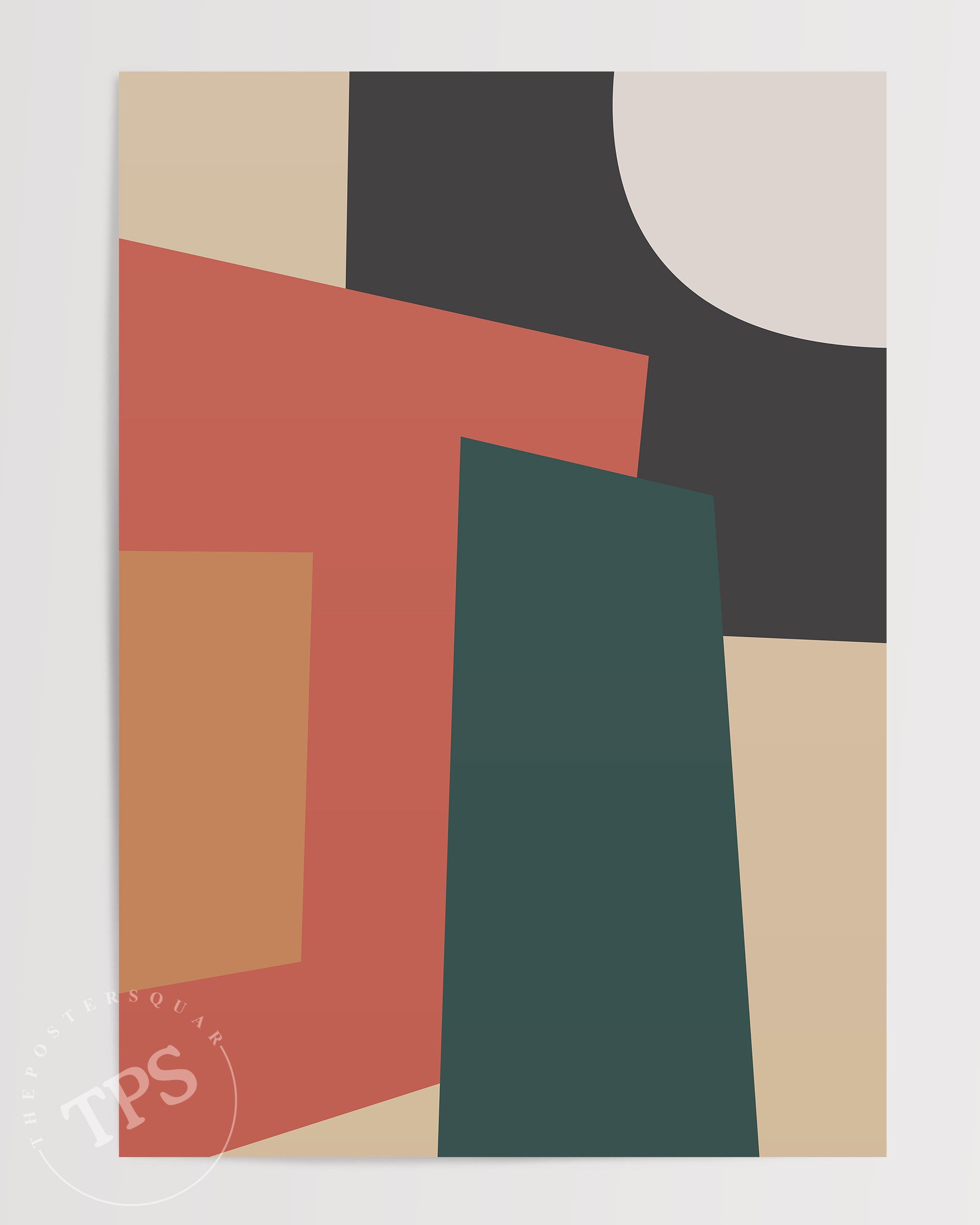 Geometric Intersection N2 The Poster Square