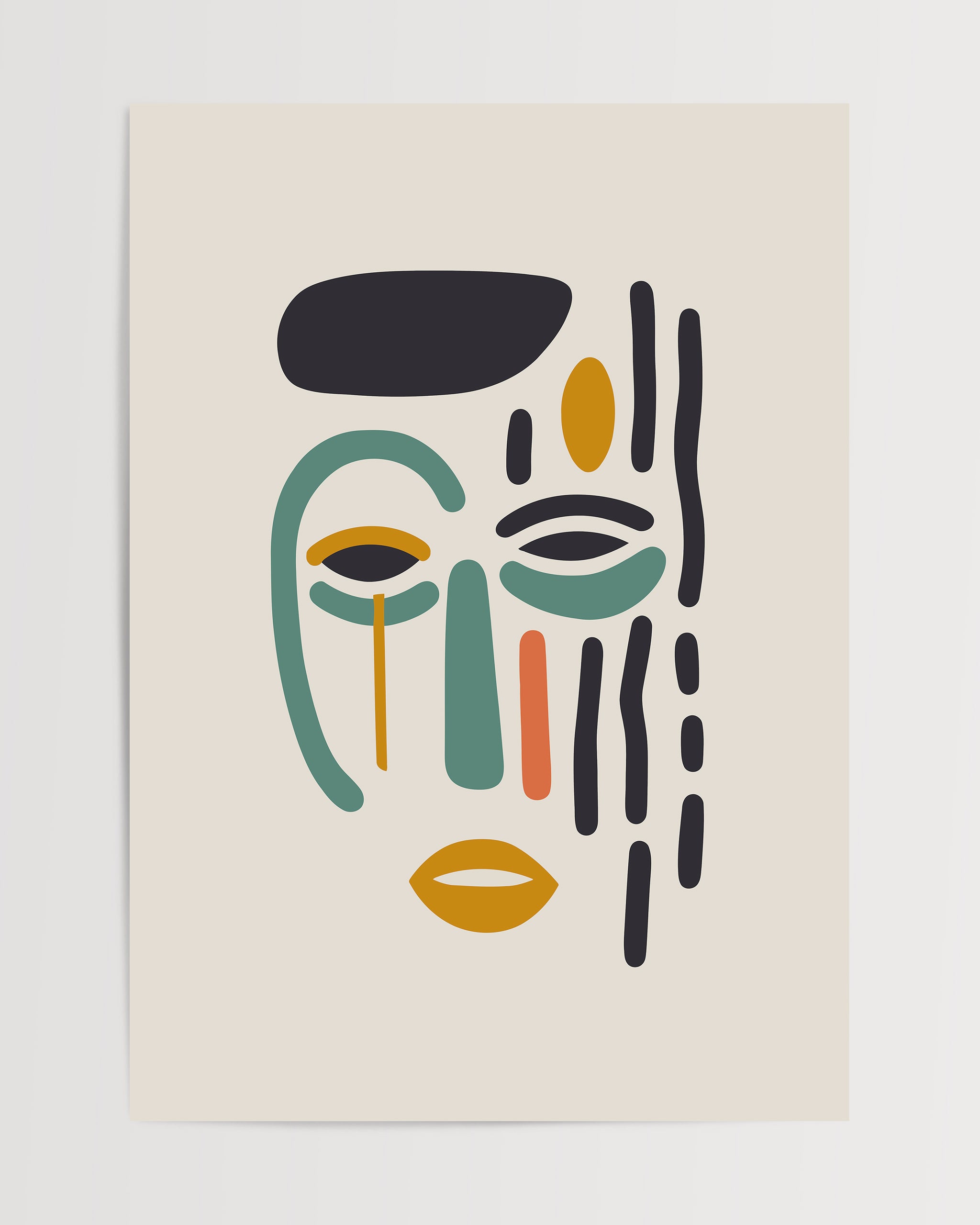 Eclectic Abstract Moods No.2-psoter-wall_art-decor-The Poster Square