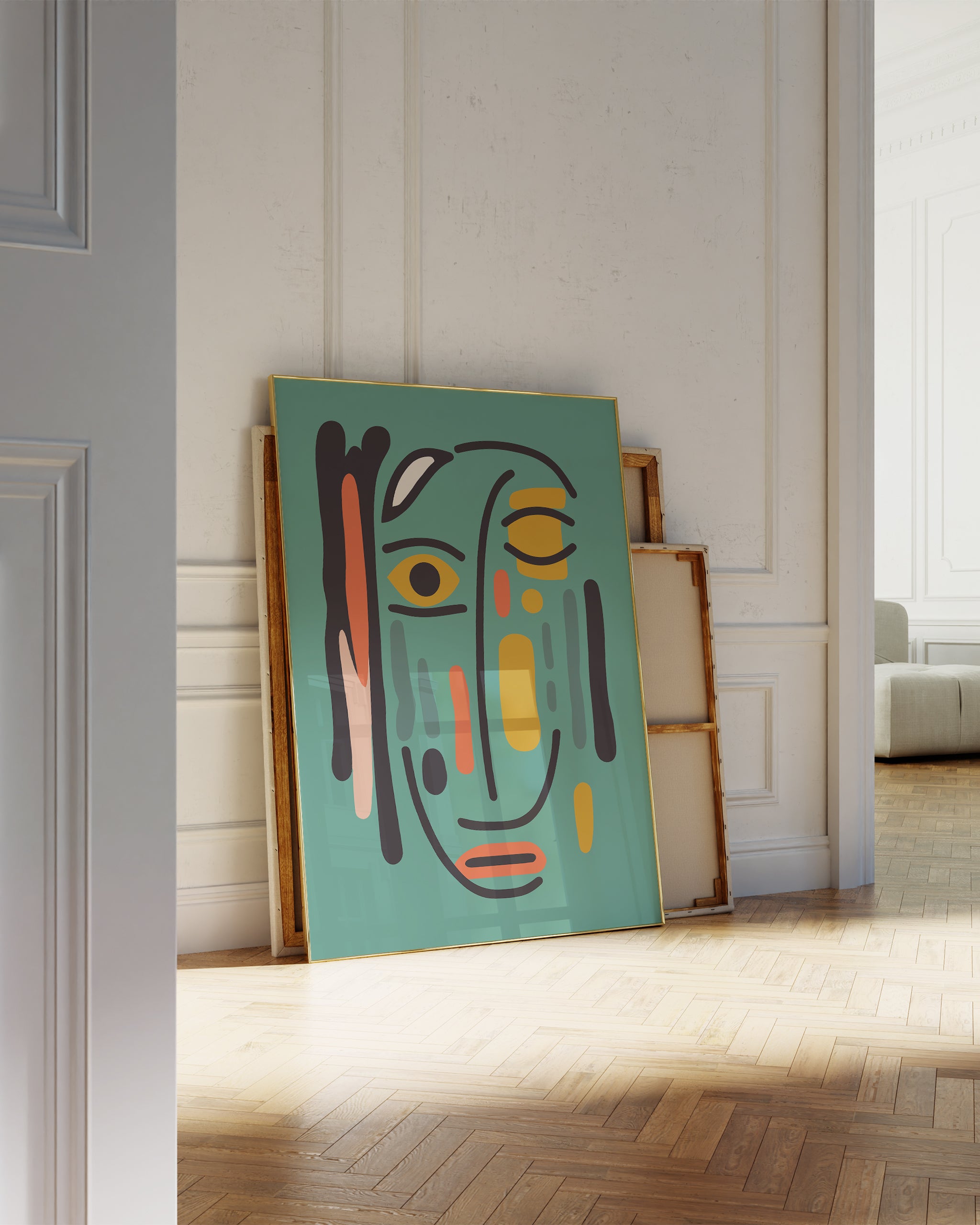 Eclectic Abstract Moods No.4-psoter-wall_art-decor-The Poster Square