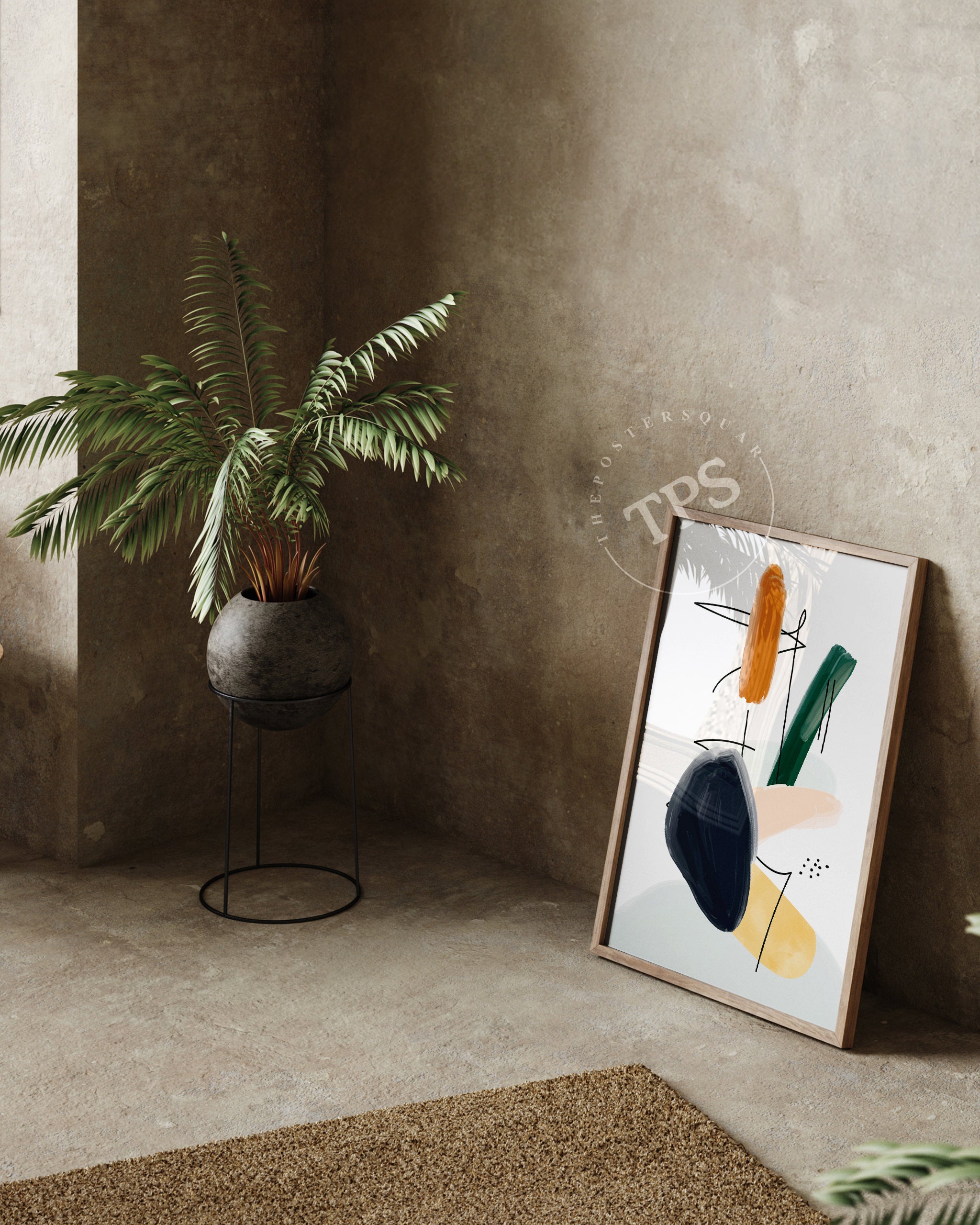 Minimalistic Abstract N10 The Poster Square