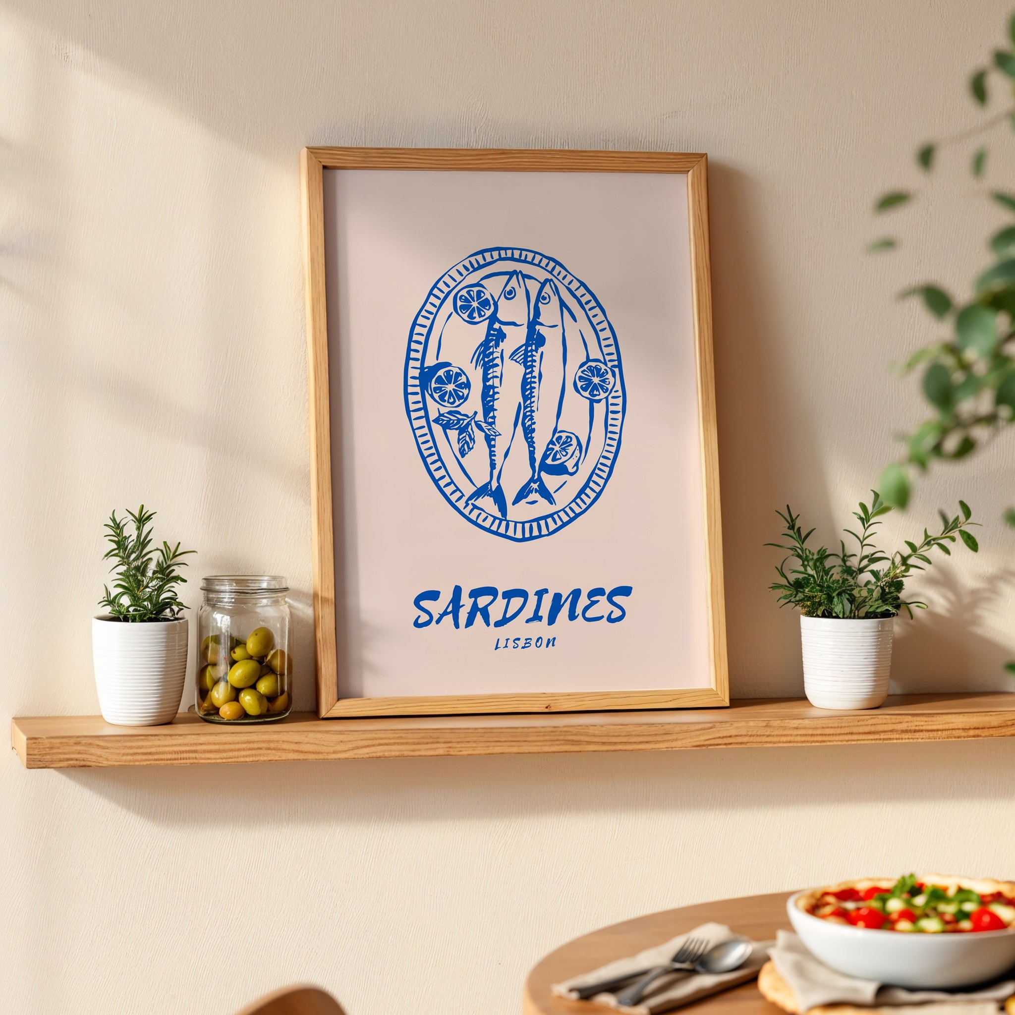 Sardines Lissabon Blauw