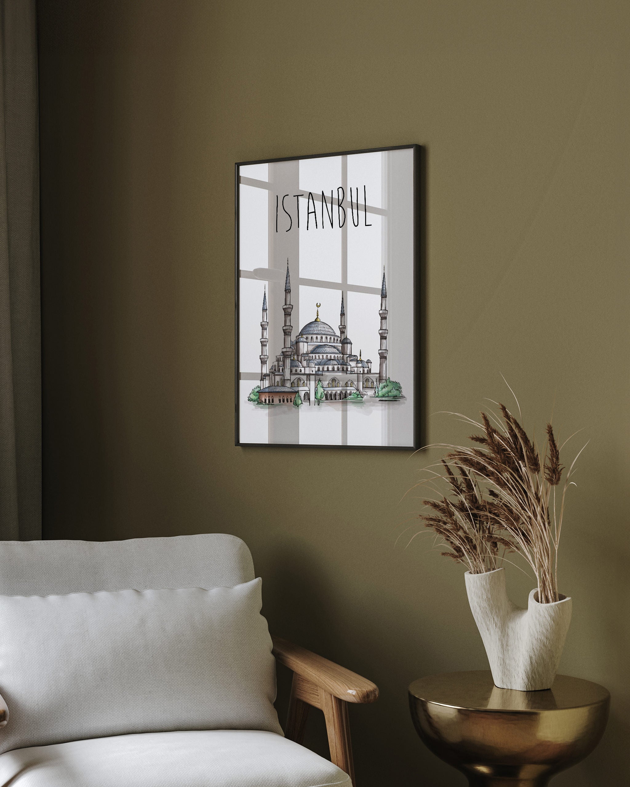 Istanbul Blue Mosque-psoter-wall_art-decor-The Poster Square