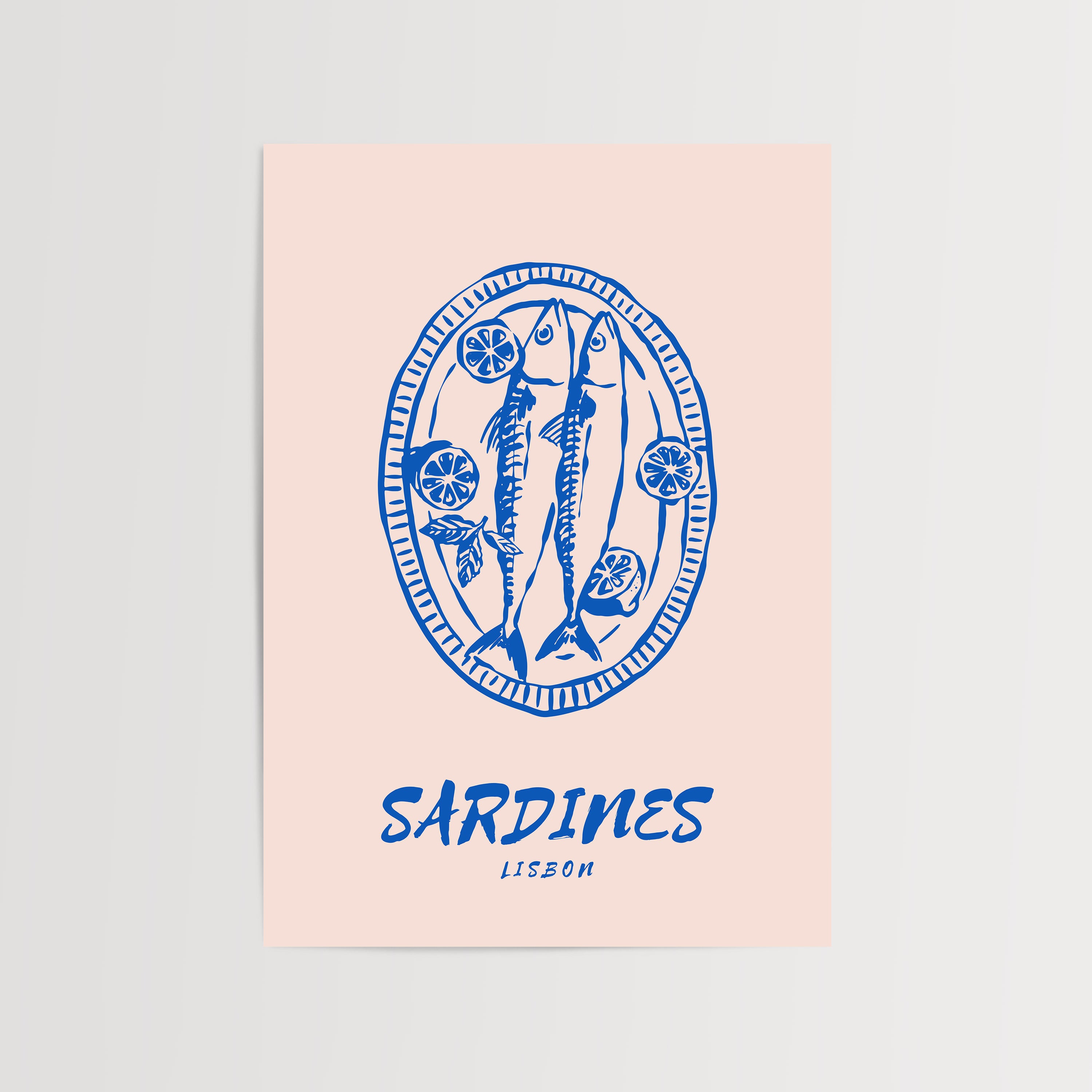 Sardines Lissabon Blauw
