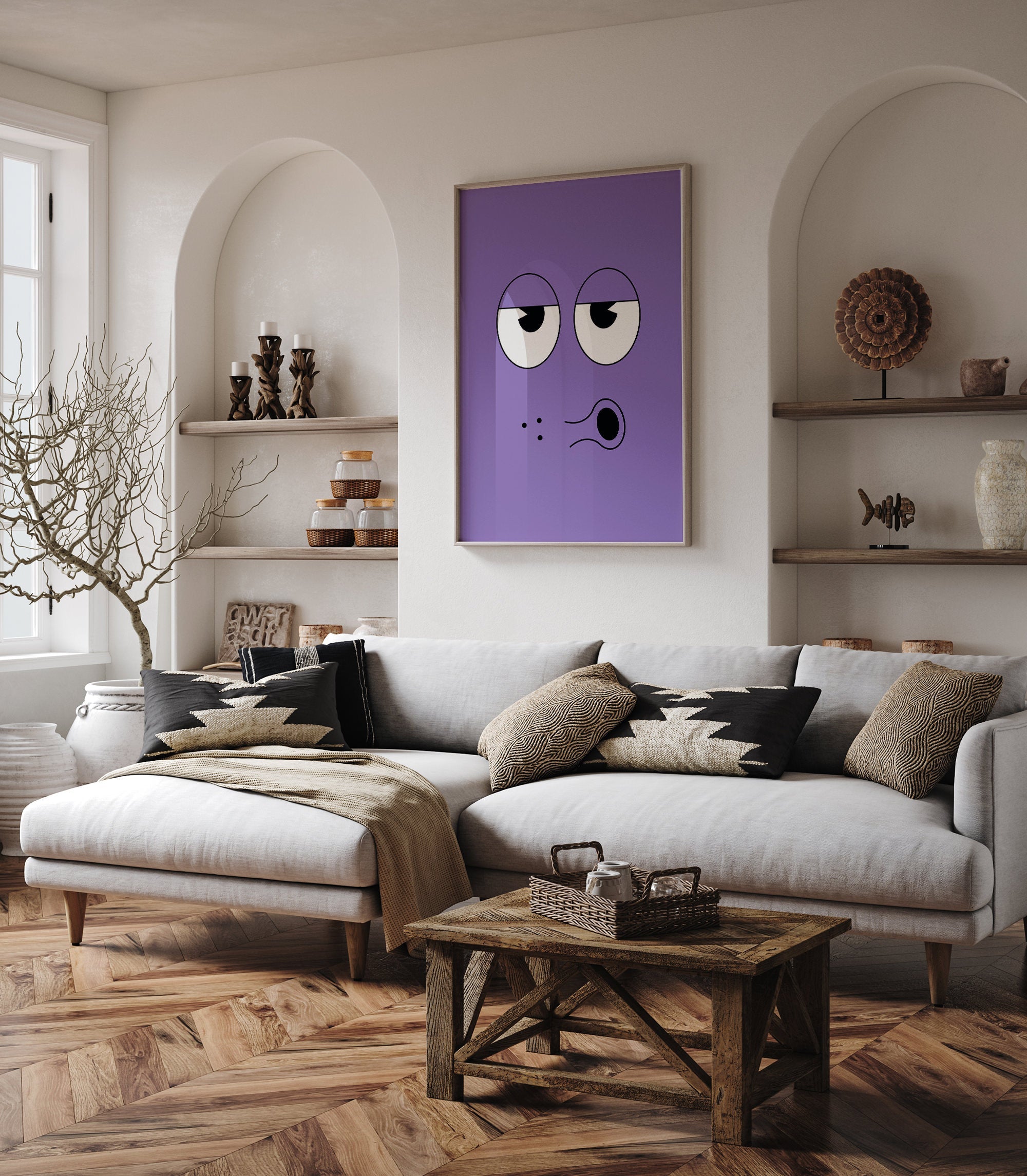 Cool Face N2 The Poster Square