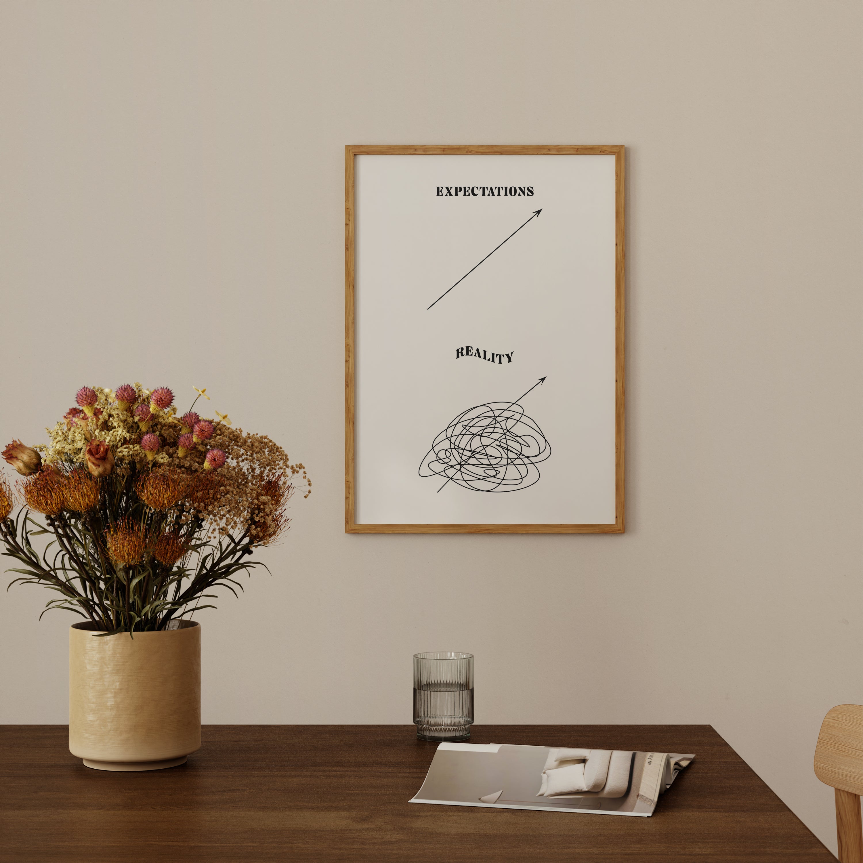 Expectation Vs Reality - Therapy The Poster Square