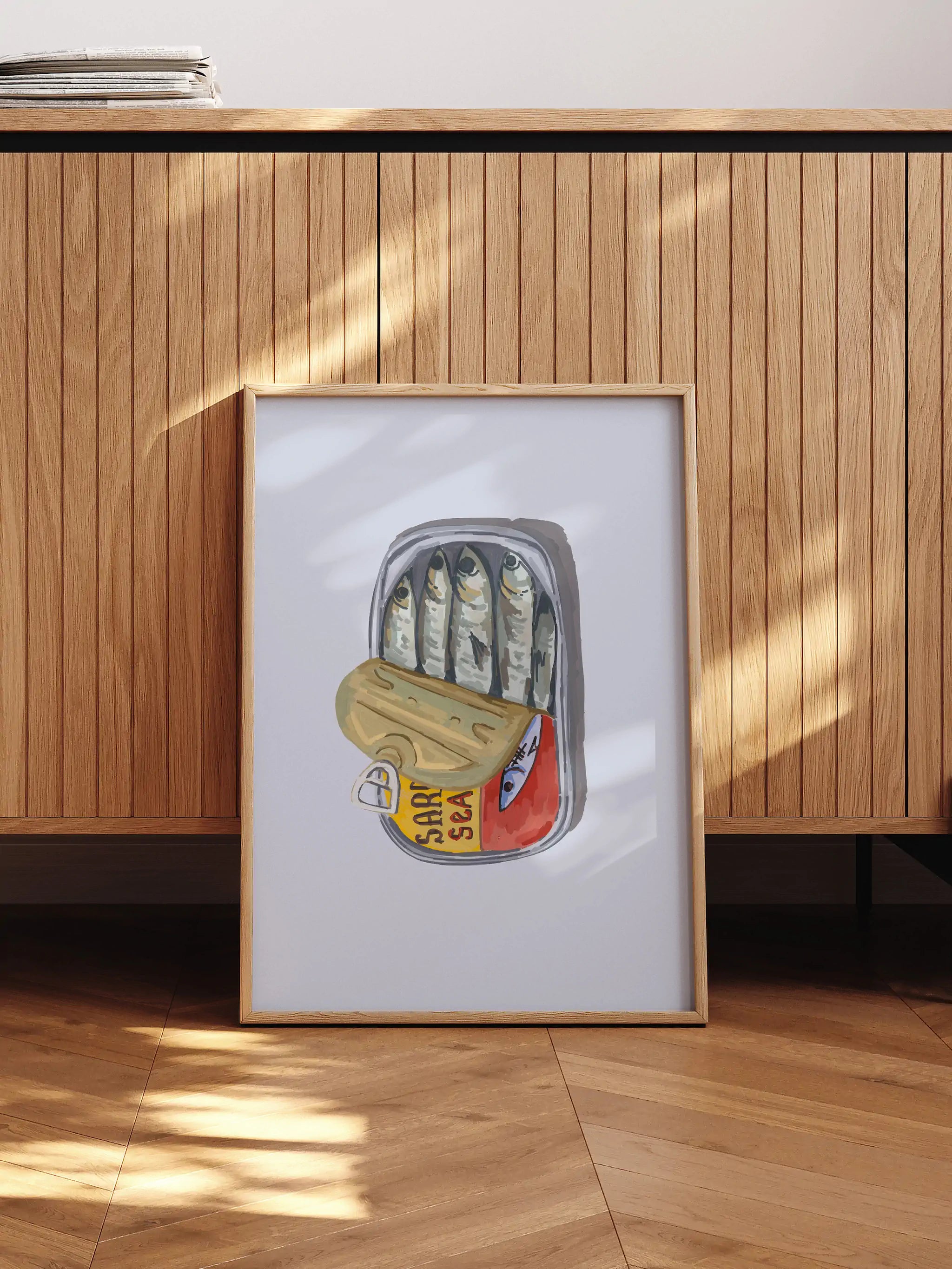 Vintage sardineblikje