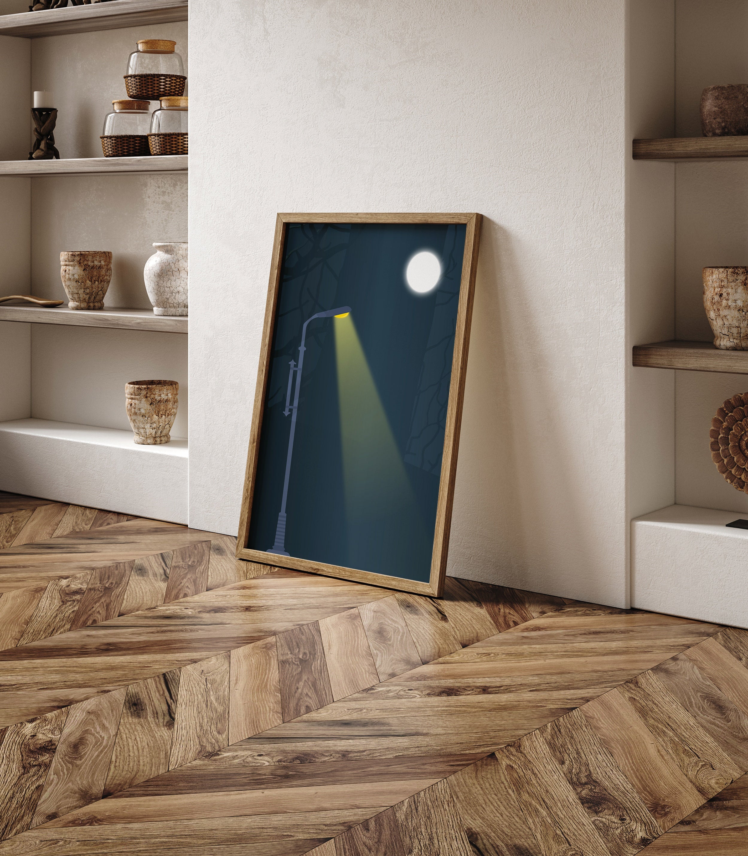 Night Street Light The Poster Square