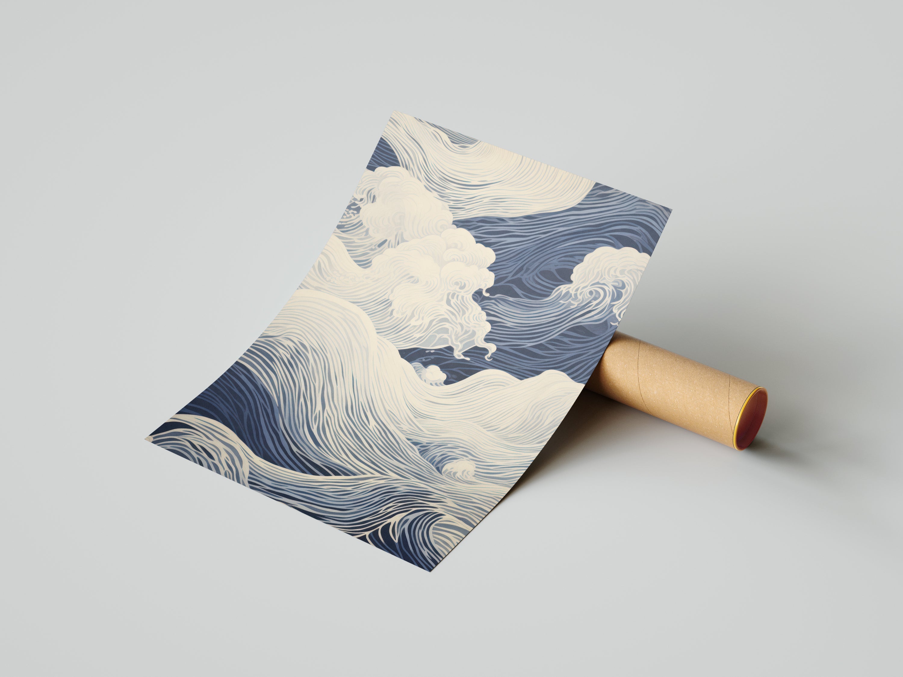 Rolling Waves The Poster Square