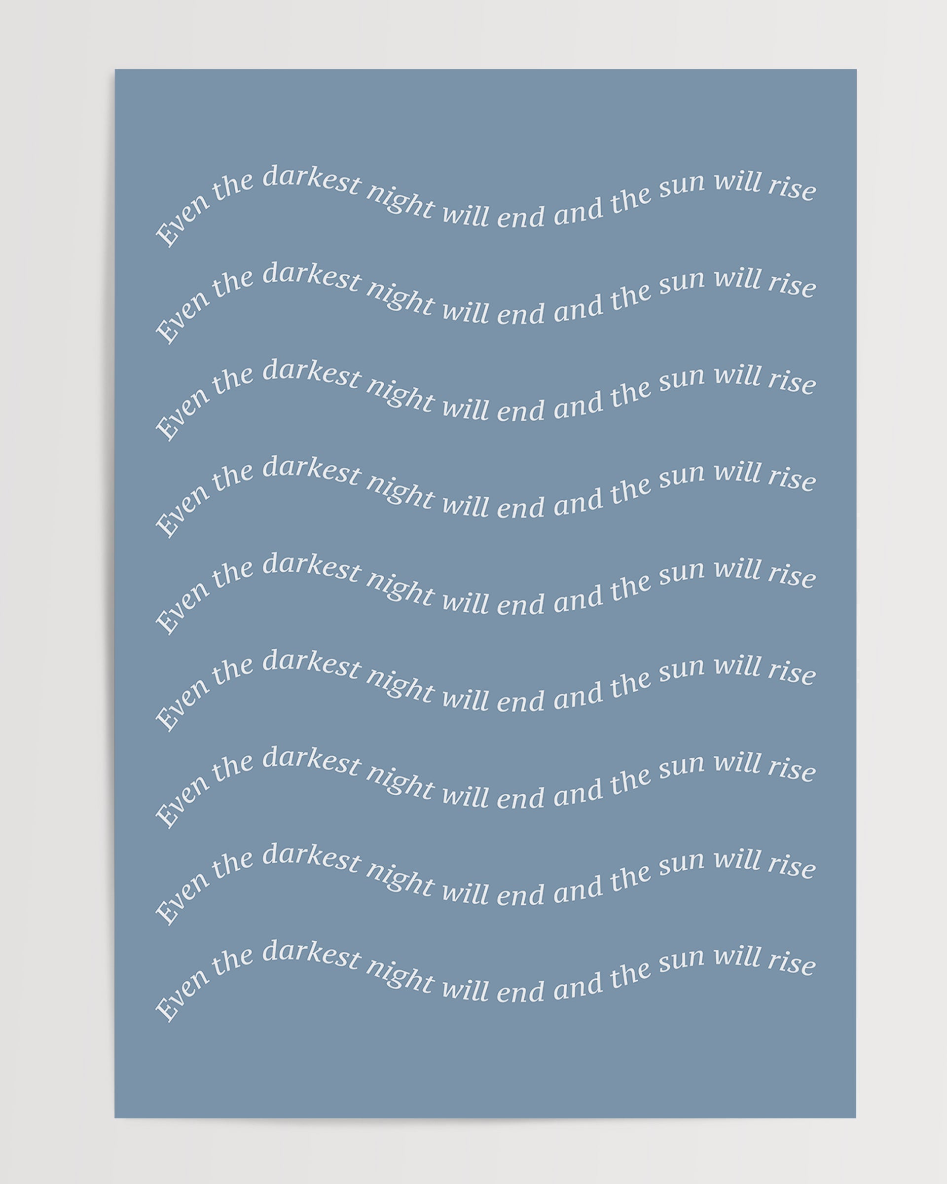 The Sun Will Rise The Poster Square