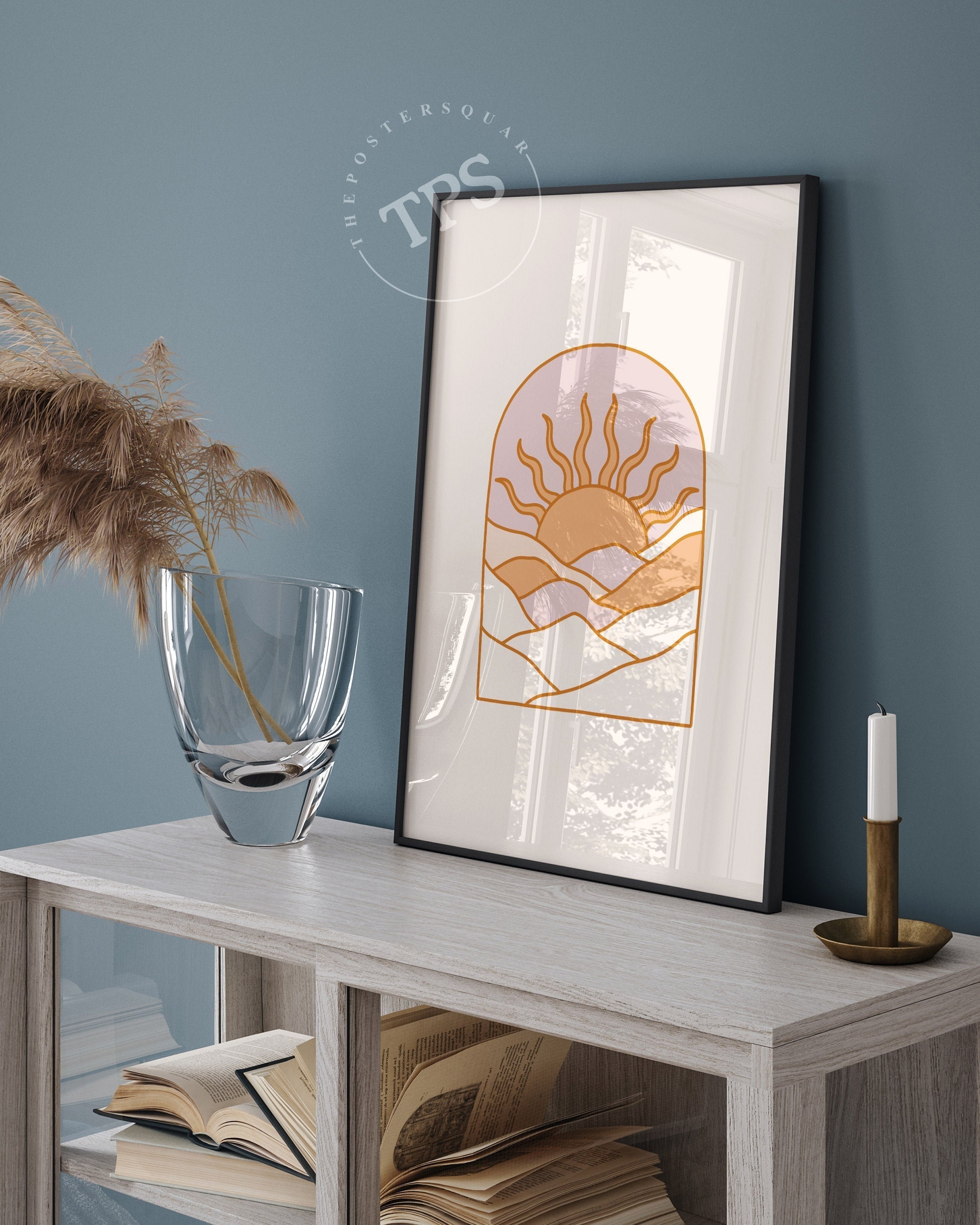 Abstract Landscape N11-psoter-wall_art-decor-The Poster Square