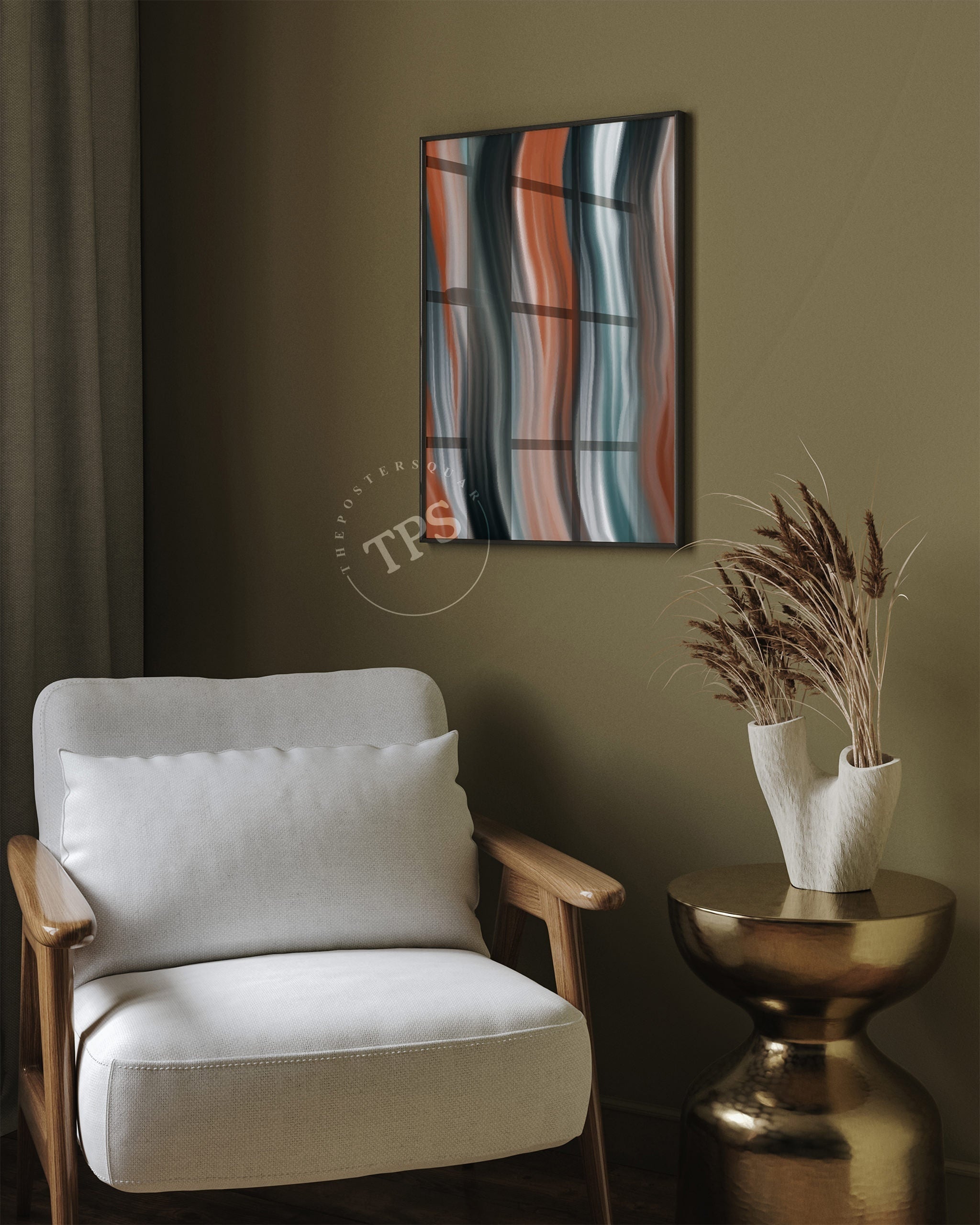 Abstract Mingle N40-psoter-wall_art-decor-The Poster Square