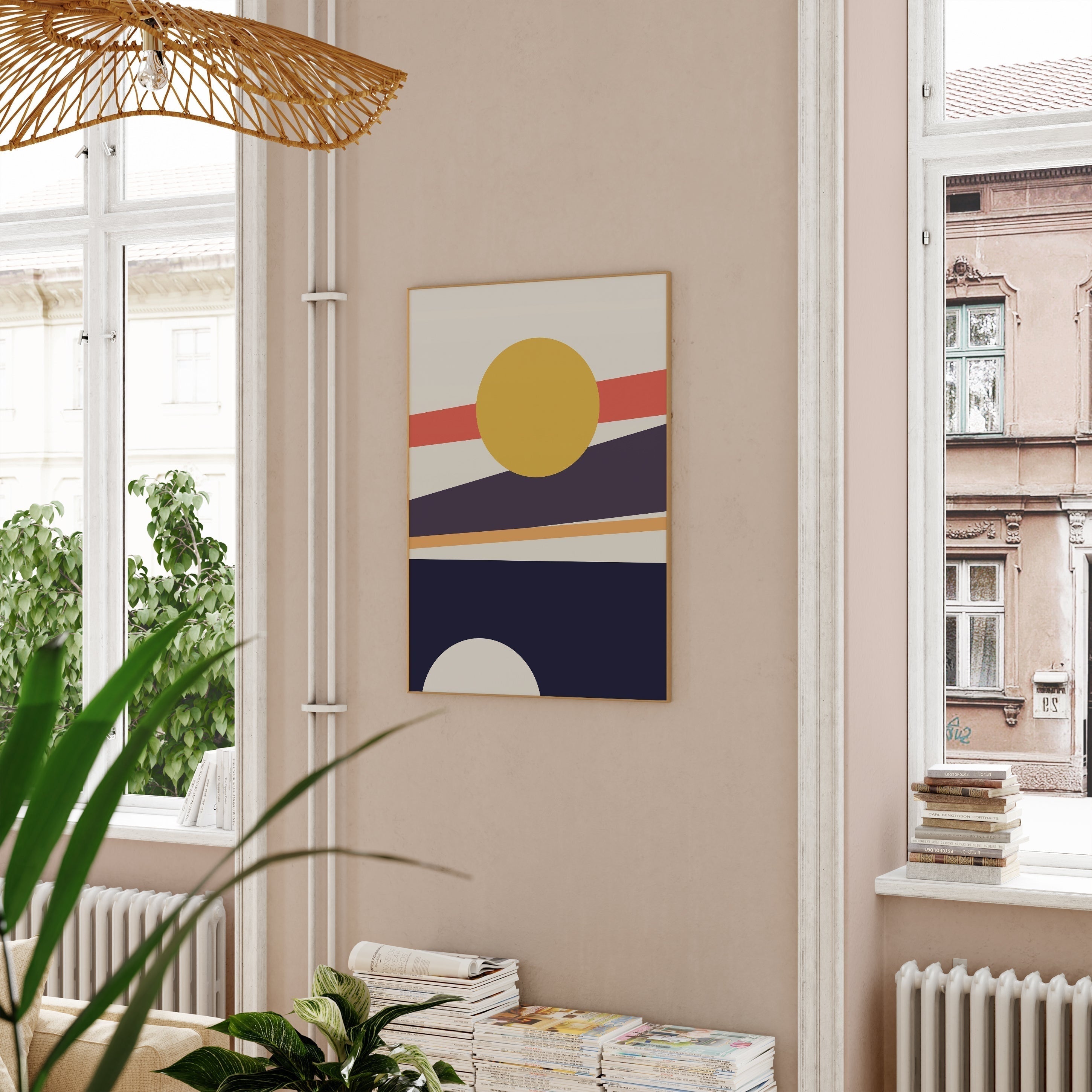 Abstract Wall Art - Minimalistic-psoter-wall_art-decor-The Poster Square