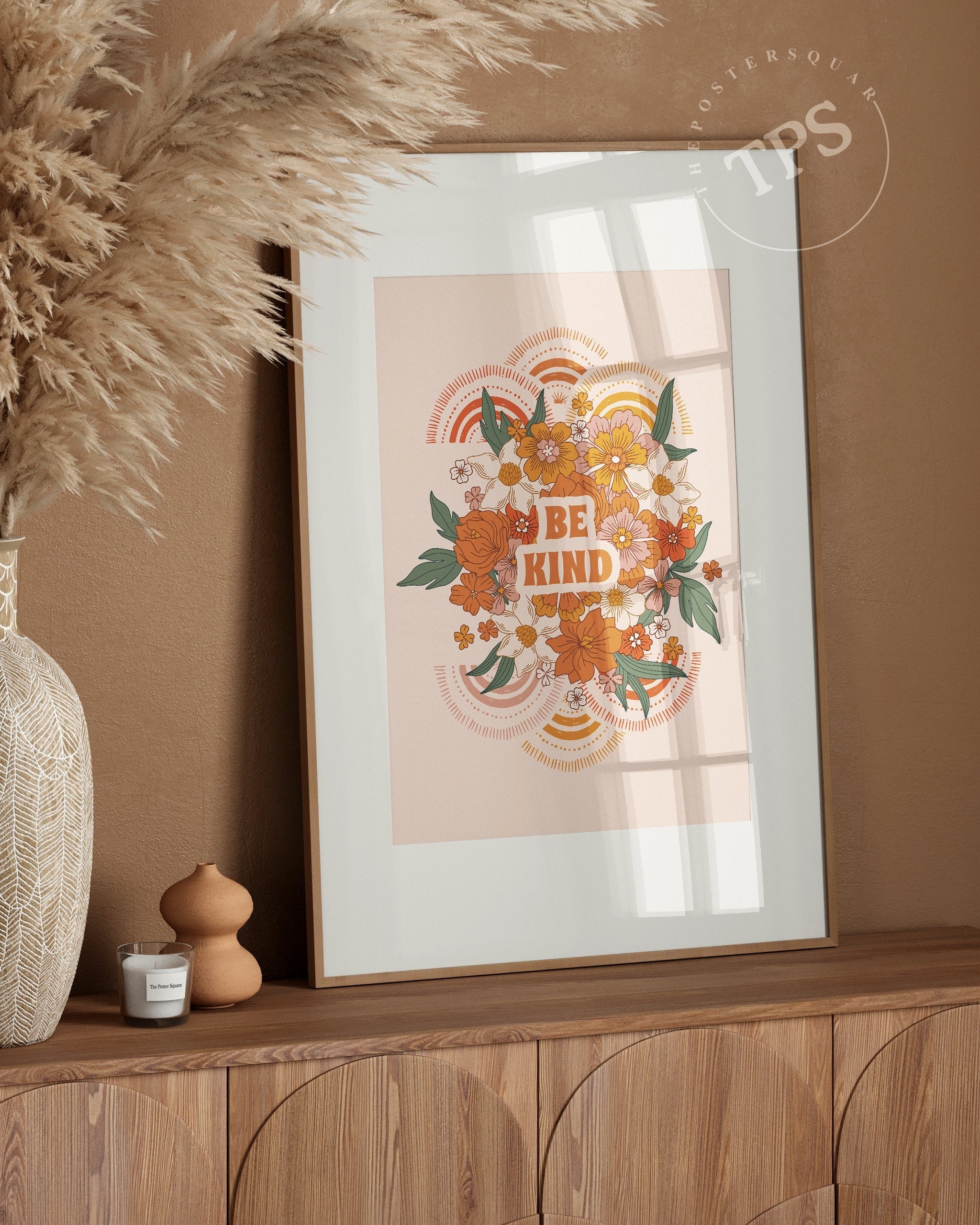 Be Kind-psoter-wall_art-decor-The Poster Square