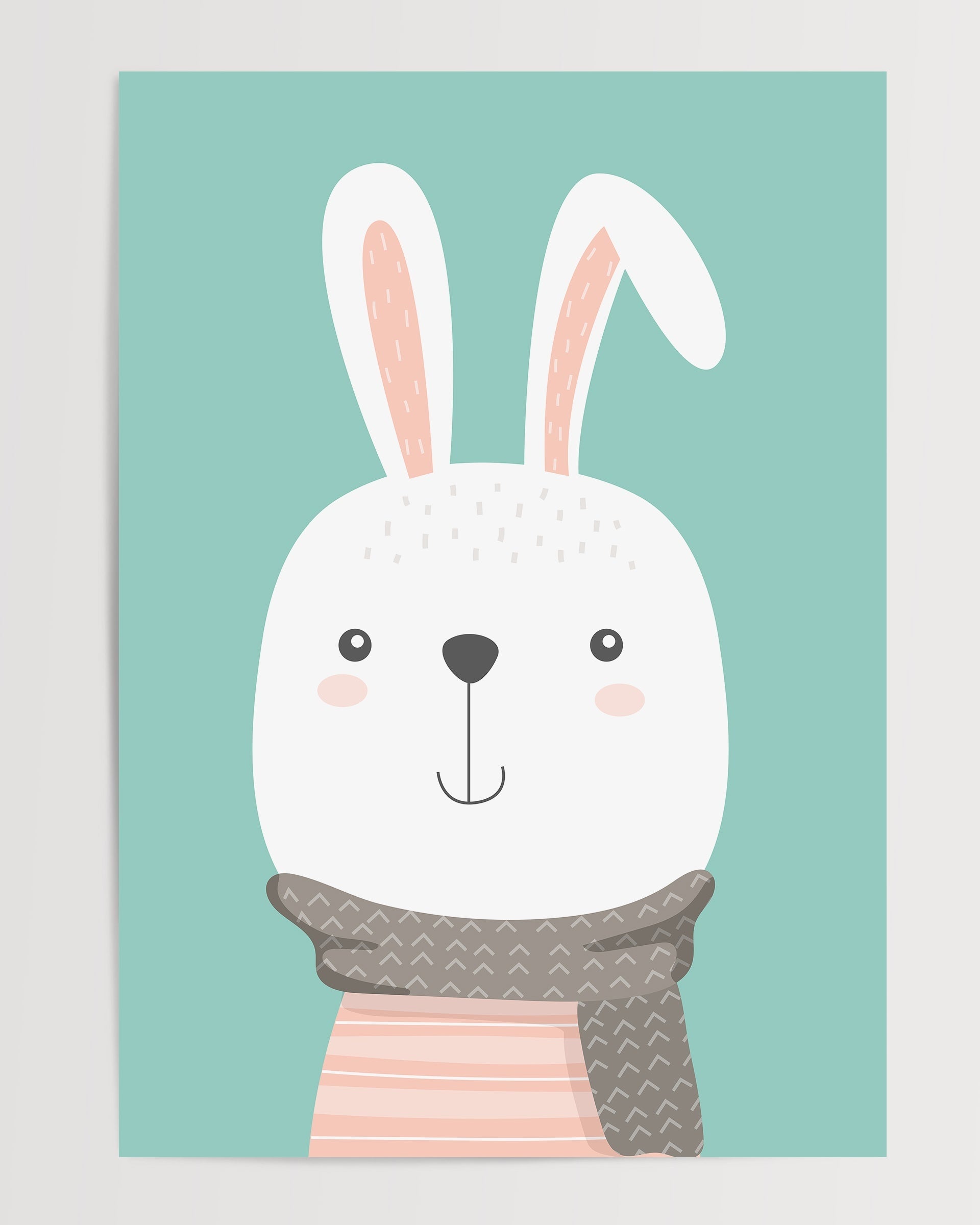 Bunny N2-psoter-wall_art-decor-The Poster Square